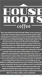 Mobile Screenshot of houserootscoffee.com